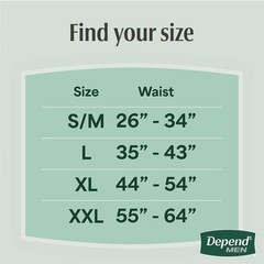 Depend Fresh Protection Men XL Incontinence Underwear, 36 Ct