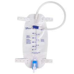 3 Pack Easy-Tap Catheter Leg Bag Urinary Drainage Bag, 500ml, Anti-Reflux Val…