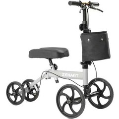 ZENART Economy Knee Scooter Foldable Walker for Foot Surgery Crutch Alternative