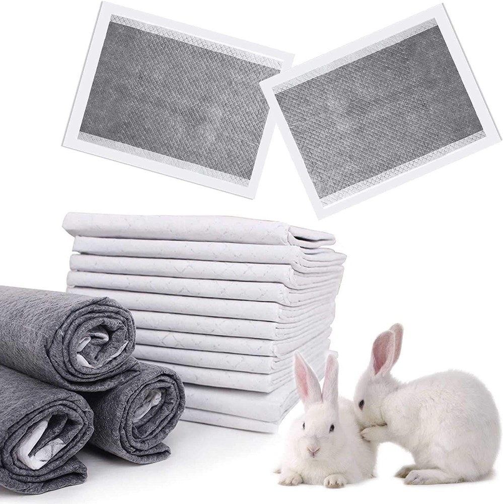 20 Pcs Guinea Pig Cage Liners Disposable 18″ x 24″ Rabbit Disposable Potty Tr…