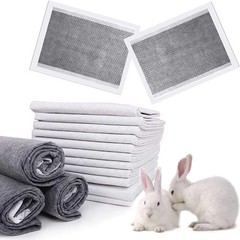20 Pcs Guinea Pig Cage Liners Disposable 18″ x 24″ Rabbit Disposable Potty Tr…