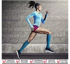 NEW Multi Color Design Unisex Women/Men Compression Socks Size L/XL 15/20 Mmhg