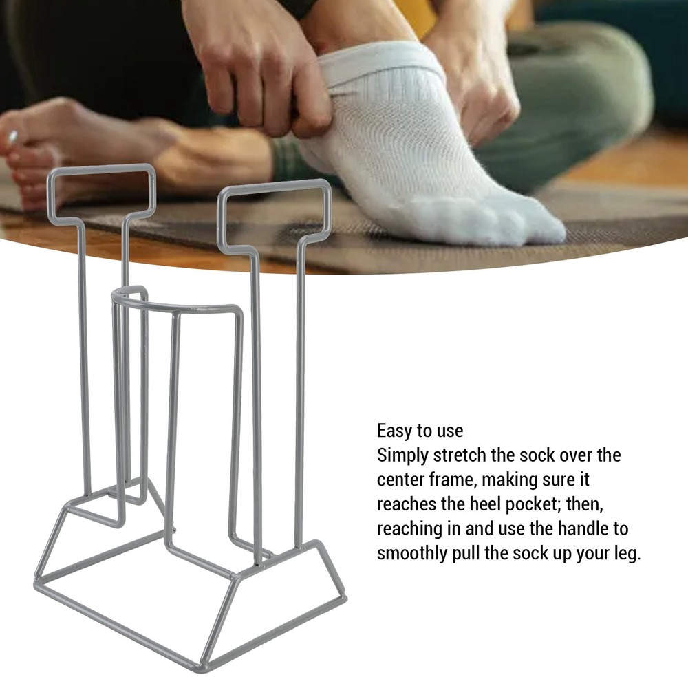 Metal Sock Aid Tool Easy To Use Donner For Stockings & Helper