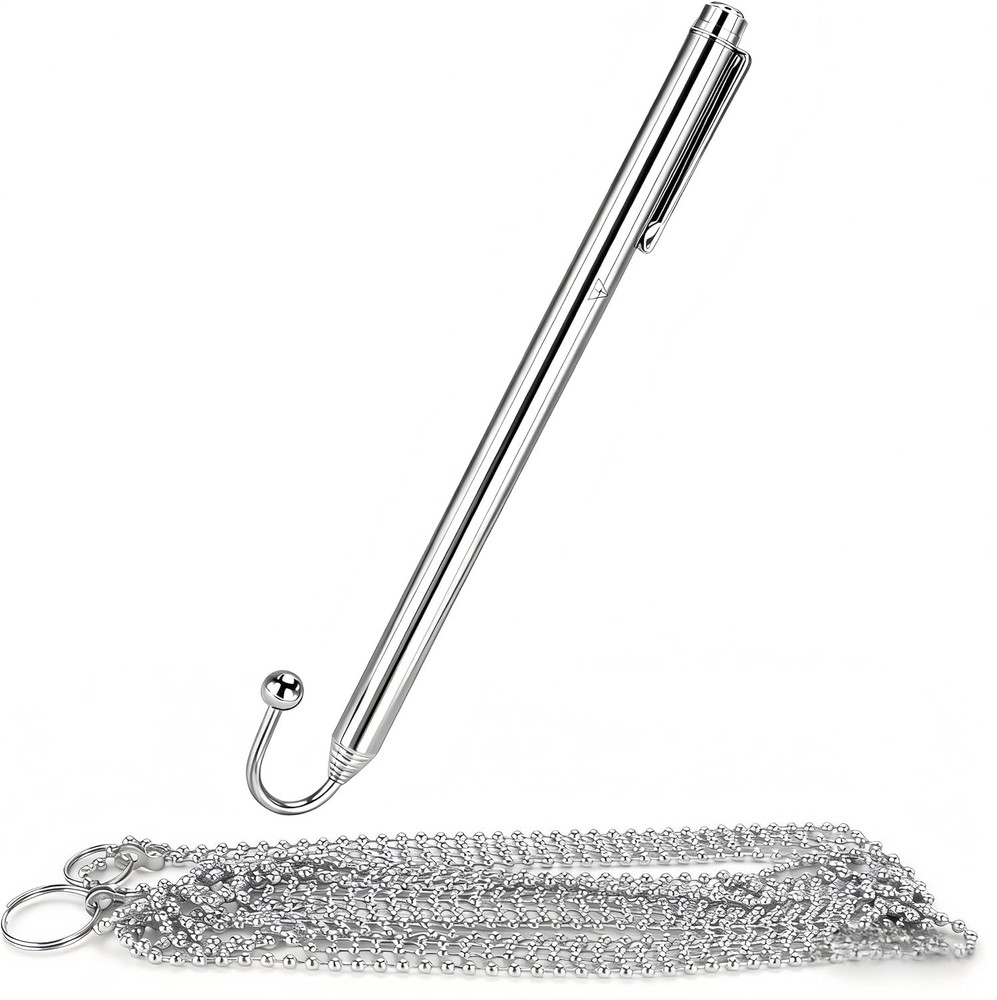 1 Pcs Telescoping Wire Reacher Pole 38″ Extended for Electricians