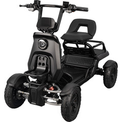 500W All Terrain 4 Wheel Mobility Scooter 48V 27Ah 50KM Range For Beach Lawn US