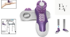 Stylish Purple Sneaker Walker Glides – Easy Tool-Free Installation – 1 Pair
