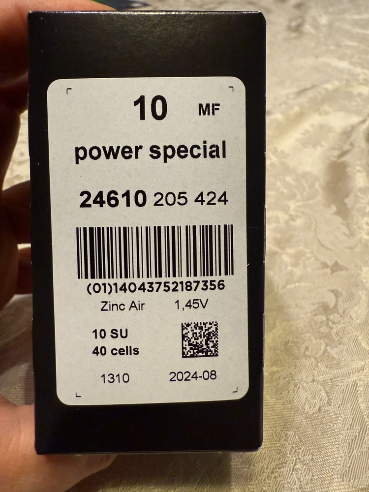 EXPIRED Size 10 Zinc Air Hearing Aid Batteries Power Special 40 Cells 2024-08