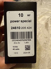 EXPIRED Size 10 Zinc Air Hearing Aid Batteries Power Special 40 Cells 2024-08