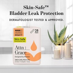 attn: Grace Heavy Ultimate Incontinence Pads Women Overnight Plant-Based [36 ct]