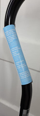 Medline Cane Foam Grip Wrist Strap Offset Aluminum 10 Adjustments Black 0477