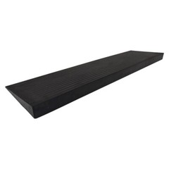 Anti-slip Solid Rubber Threshold Ramp Step Threshold Ramp Pad 9.8 x 35.4 x 1.8“