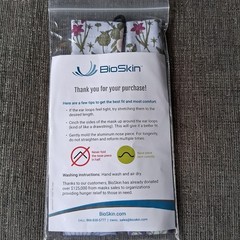 NEW 3 PACK BioSkin Ear-loop Face Mask with Nose Piece Floral 12786F