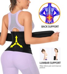 Jirde colombiana para mujeres firme control shaper cinturón de compresión chal