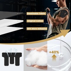 PreCut Kinesiology Tape for Shoulder (15 Pcs) – Waterproof & Breathable