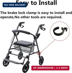 4Pcs Knob Replacement,Part Universal for Rolling Walker Rollator, Foldable Rolla