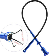 24.4In Claw Grabber Tool,Hose Reacher Pickup with LED Light,4 Claw Picking Tool
