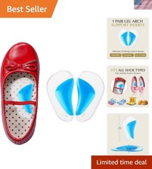 Orthotic Arch Support Insoles for Kids Ages 5-12 – Anti-Slip & Washable Design