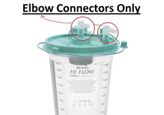 Lot Of 10 Elbow Connector For Urine Bottle Collection Suction Canister