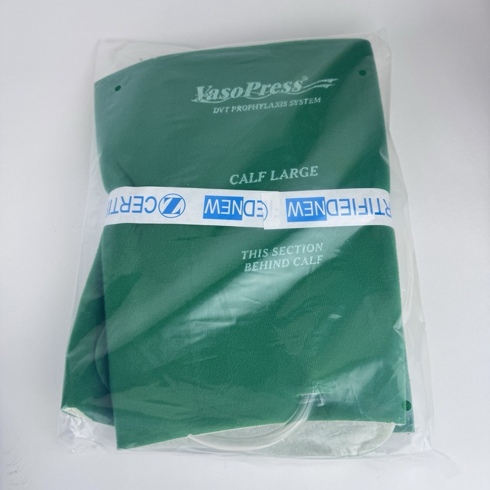 VasoPress DVT Calf Green Garment Large Pair Brand New