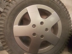Invacare TDX SP Powertrax 3.00-8 Solid Filled Tire Wheel WheelChair FREEShipAft1