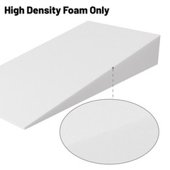 Spinal Sleep, Extra Wide Bed Wedge Pillow | Body Support 40″x20″x4″, White