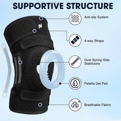 Adjustable Elite Knee Support for Meniscus Tears, Arthritis & Active Lifestyle
