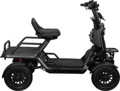 Heavy Duty 4-Wheel Electric Mobility Scooter for Adults with Cargo Platform 500W