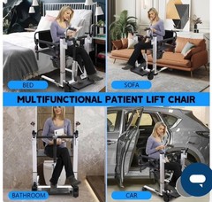 GARVEE Hydraulic Patient Lift Transfer Chair