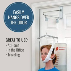 DMI Cervical Neck Traction Over the Door Device for Physical Therapy Helps