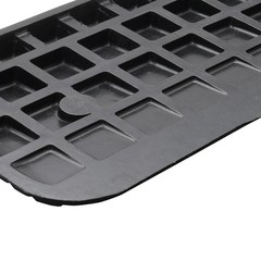 Upgraded Rubber Threshold Ramp 1 Inch Rise 33069LBS Non-Slip for Wheelchair