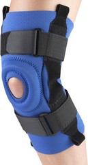 Champion/OTC Knee Stabilizer, Hinged Bars, Neoprene, Blue, (XXX-Large 19.5-21″)