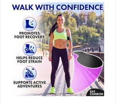 EstCarbon – Carbon Fiber Insole – 1 pc, Men 11-11.5, Women 12-12.5 – Unisex