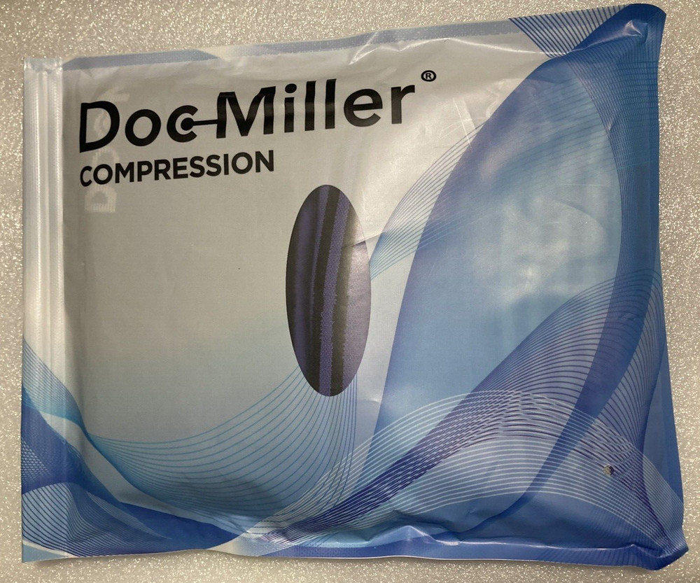 DOC MILLER Ankle Brace Compression Support Sleeve/BLACK, PURPLE, GRAY (X-Large)