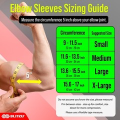 Elbow Compression Sleeve 2 Pack – Tennis & Golf Pain Relief Brace for Men & Wome