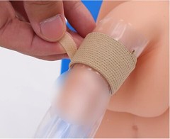 10PCS Male External Catheter Strap Reusable LeakFree Catheter Fixer Penile Clamp