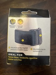 3M Futuro Tennis Elbow Strap Moderate Support Adjustable To Fit Black