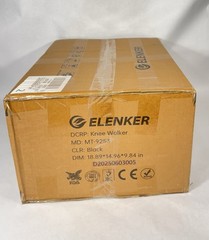 ELENKER MT-9253 Knee Walker Scooter Foldable Steering Brake 300 lb Black