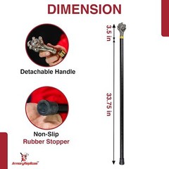 Restrained Corruption Dragon Demon Claw Handmade Costume Walking Cane