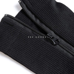 Zipper Open Toe Compression Socks 20-30mmHg Calf Leg Ankle Support Stocking