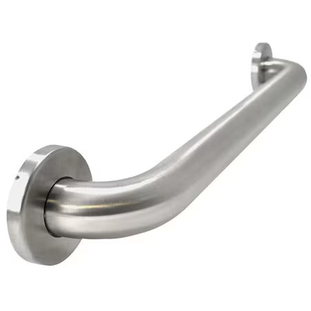 Wingits Wgb6ss18 Wall Mounted Ada Compliant Grab Bar, 18 In L, 1-1/2 In Dia,