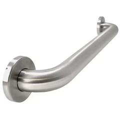 Wingits Wgb6ss18 Wall Mounted Ada Compliant Grab Bar, 18 In L, 1-1/2 In Dia,