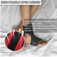 Foot Drop Support Ankle Brace Orthosis Plantar Fasciitis Night Splint Correction