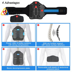 Back Brace with Maximum Decompression Plate & Adjustable (S/M fit belly 23.5″-33