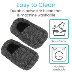 4 Pcs Heavy Duty Walker Ski Glide Covers Replacement for Indoor Outdoor