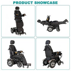 Irtme Power Standing Recline Chair 68″ Stand 330lb 62mi All-Terrain w/ Joystick