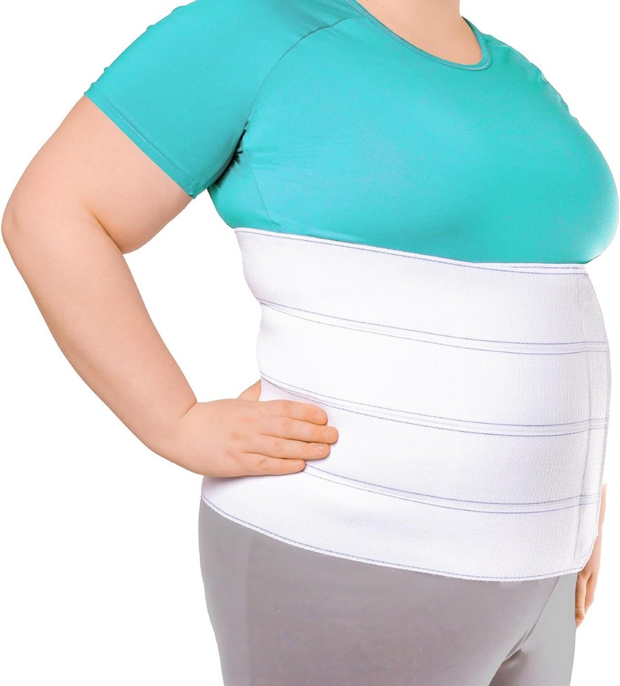 BraceAbility Plus Size Bariatric Abdominal Stomach Binder – XXL Belly Support