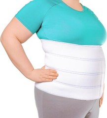BraceAbility Plus Size Bariatric Abdominal Stomach Binder – XXL Belly Support