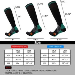 Professional Running Basketball Elastic Marathon Medical Long Compression Socks