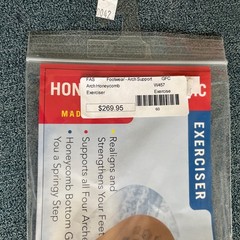 New In Package GOOD FEET Arch Support Women’s Firm Exerciser W 457 Honeycomb