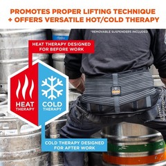 Back Support Brace Belt with Warming & Cooling Pack – Ergonomic Pain Relief Aid